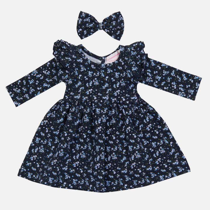 baby girls floral long sleeve dress